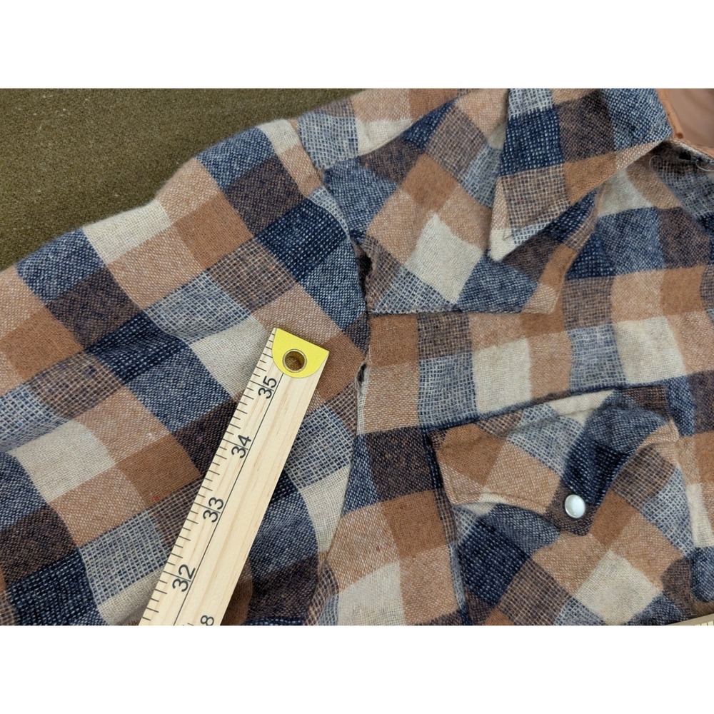 70's Bardon Ponderosa Wool/Nylon Shirt Size Medium Camping/Hiking - Picture 8 of 9